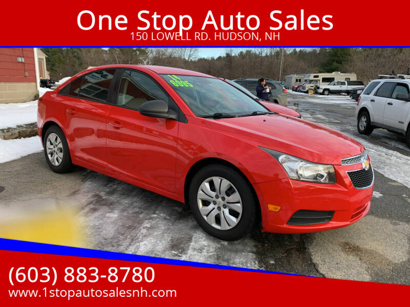 2014 Chevrolet Cruze for sale at One Stop Auto Sales in Hudson NH