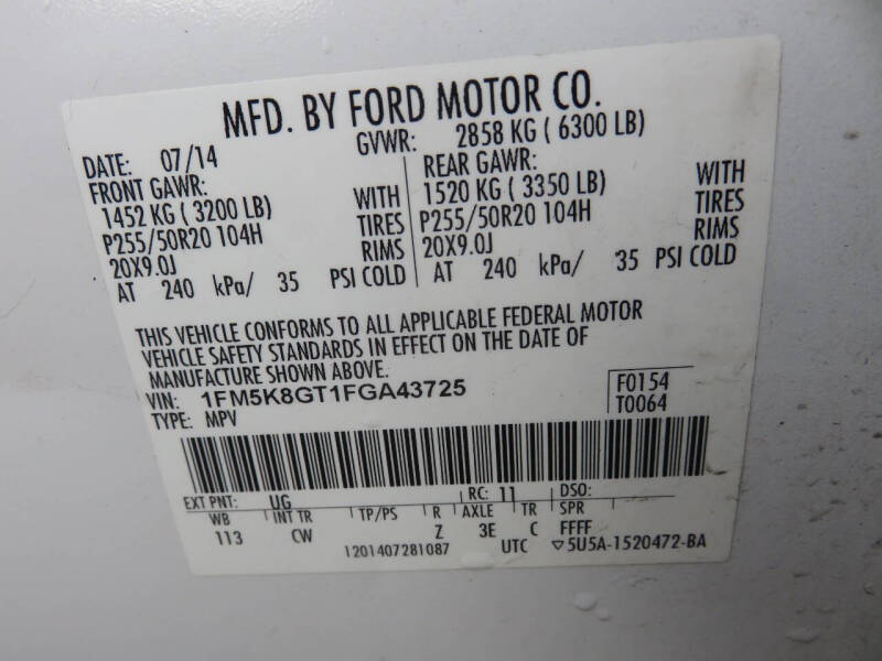 2015 Ford Explorer Sport