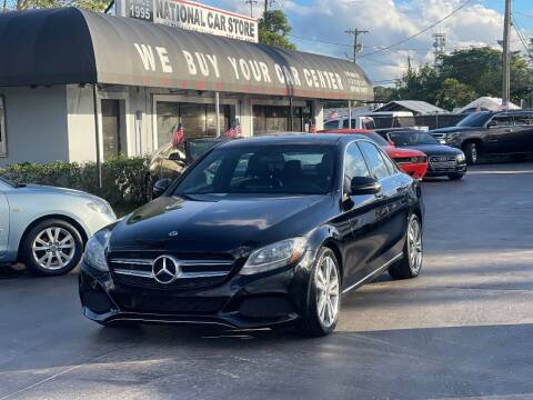2018 Mercedes-Benz C-Class for sale at National Car Store in West Palm Beach FL