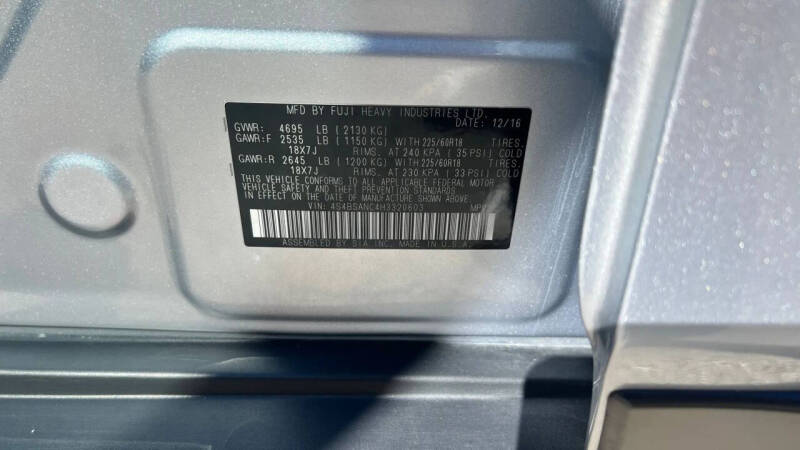 2017 Subaru Outback 2.5i Limited