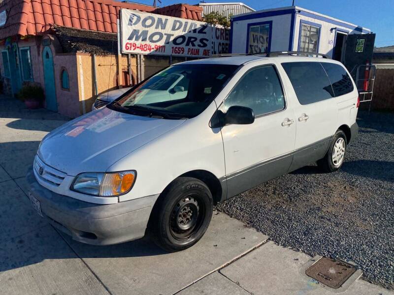 2002 Toyota Sienna for sale at DON DIAZ MOTORS in San Diego CA