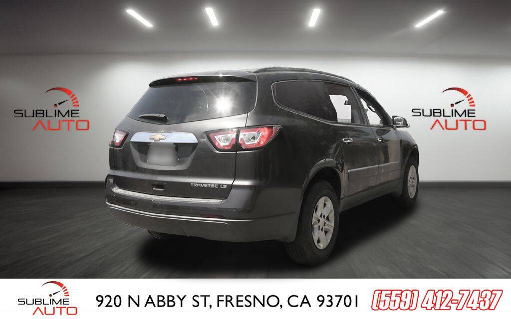 2015 Chevrolet Traverse for sale at SUBLIME AUTO in Fresno, CA