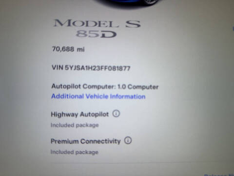 2015 Tesla Model S 85D