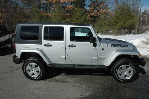 2011 Jeep Wrangler Unlimited for sale at Bruce H Richardson Auto Sales in Windham NH