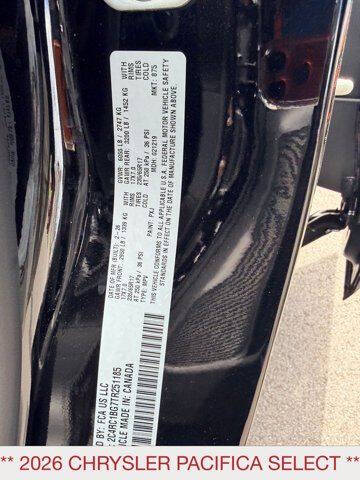 2026 Chrysler Pacifica Select