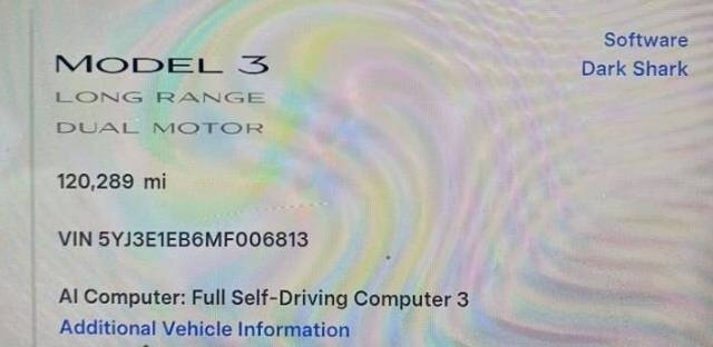 2021 Tesla Model 3 Long Range