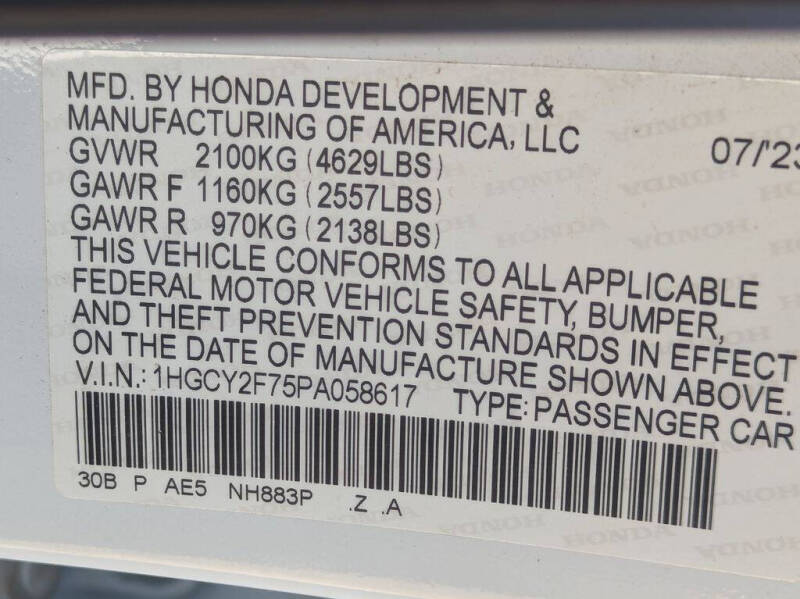 2023 Honda Accord Hybrid