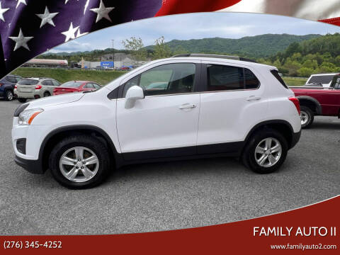 2016 Chevrolet Trax for sale at FAMILY AUTO II in Pounding Mill VA