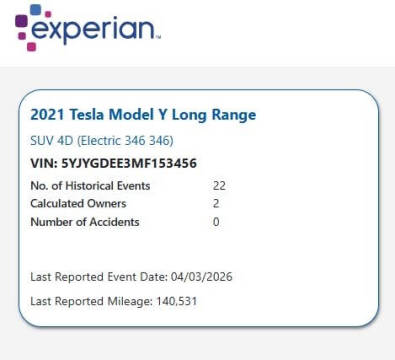 2021 Tesla Model Y Long Range