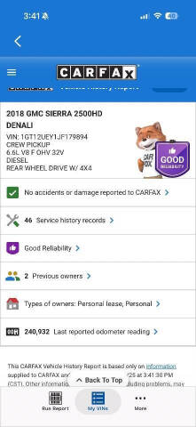 2018 GMC Sierra 2500HD Denali