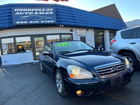 2005 Infiniti Q45 for sale at Goodfellas Auto Sales LLC in Clifton NJ