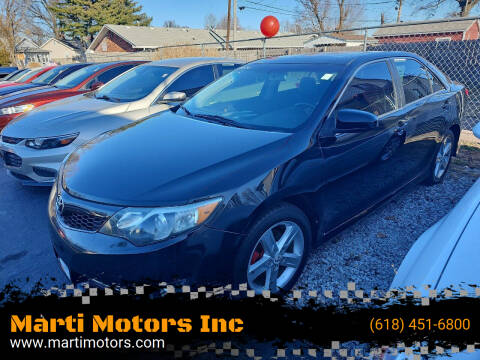 2012 Toyota Camry for sale at Marti Motors Inc in Madison IL