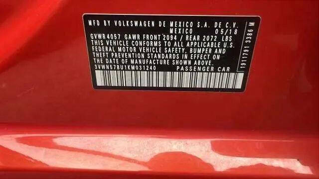 2019 Volkswagen Jetta S