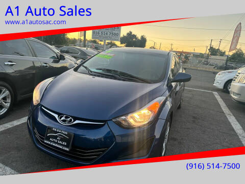 2016 Hyundai Elantra for sale at A1 Auto Sales in Sacramento CA
