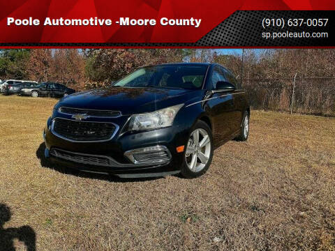 2016 Chevrolet Cruze Limited for sale at Poole Automotive -Moore County in Aberdeen NC