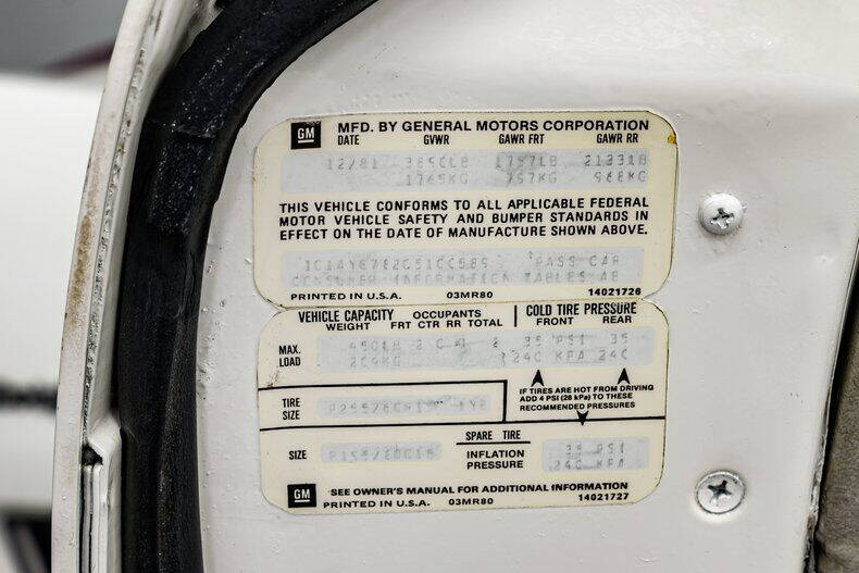 1982 Chevrolet Corvette