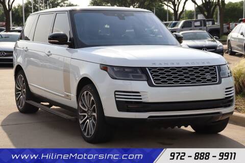 2020 Land Rover Range Rover for sale at HILINE MOTORS in Plano TX