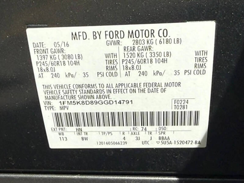 2016 Ford Explorer XLT