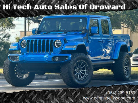 2022 Jeep Gladiator for sale at Hi Tech Auto Sales Of Broward in Hollywood FL