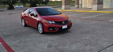 2015 Honda Civic for sale at America's Auto Financial in Houston TX