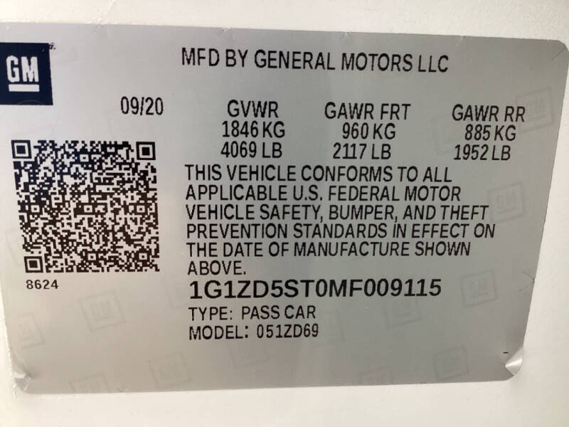 2021 Chevrolet Malibu LT