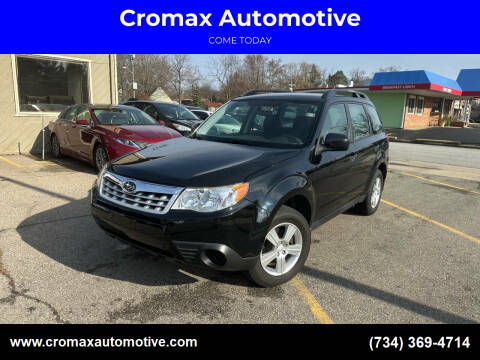 2013 Subaru Forester for sale at Cromax Automotive in Ann Arbor MI