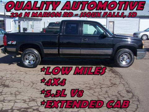 2003 Chevrolet Silverado 1500 for sale at Quality Automotive in Sioux Falls SD