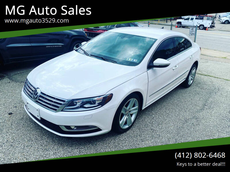 2014 Volkswagen CC for sale at MG Auto Sales in Pittsburgh PA