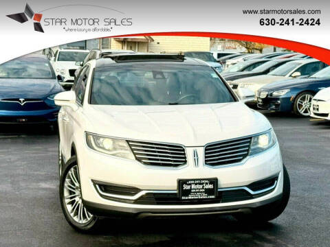 2016 Lincoln MKX for sale at Star Motor Sales in Downers Grove IL