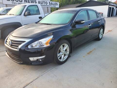 2014 Nissan Altima for sale at GOOD NEWS AUTO SALES in Fargo ND