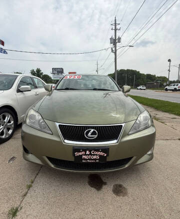2006 Lexus IS 250 for sale at TOWN & COUNTRY MOTORS in Des Moines IA