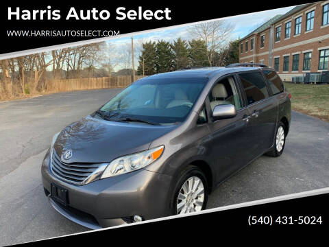 2012 Toyota Sienna for sale at Harris Auto Select in Winchester VA