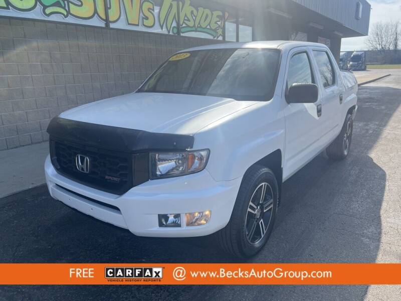 2013 Honda Ridgeline for sale at Becks Auto Group in Mason OH