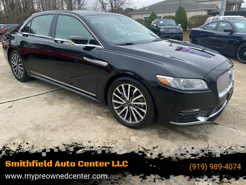 2017 Lincoln Continental for sale at Smithfield Auto Center LLC in Smithfield NC