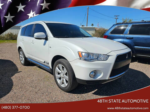 2012 Mitsubishi Outlander for sale at 48TH STATE AUTOMOTIVE in Mesa AZ