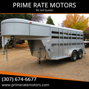 2013 BeeBee 14ft STOCK TRAILER for sale at PRIME RATE MOTORS - Trailers in Sheridan WY