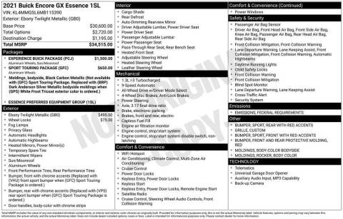 2021 Buick Encore GX Essence