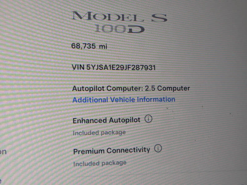 2018 Tesla Model S 100D