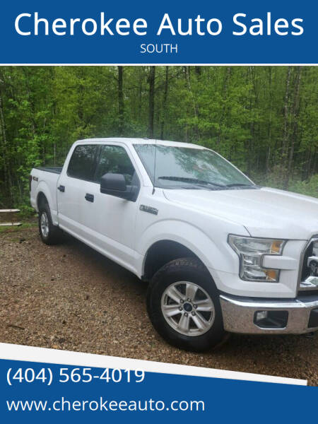 2017 Ford F-150 for sale at Cherokee Auto Sales "South" in Mcdonough GA