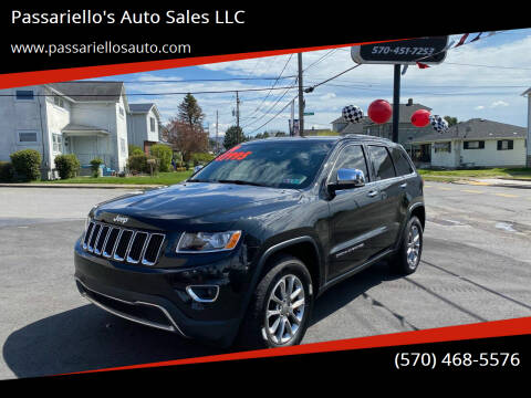 2014 Jeep Grand Cherokee for sale at Passariello's Auto Sales LLC in Old Forge PA