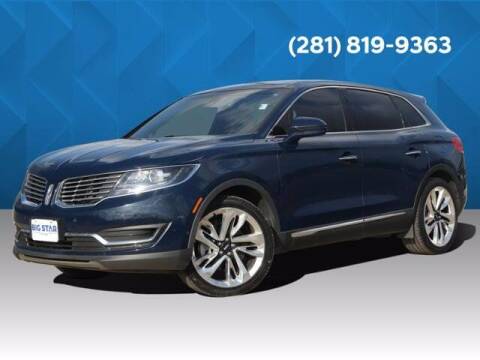 2018 Lincoln MKX for sale at BIG STAR CLEAR LAKE - USED CARS in Houston TX