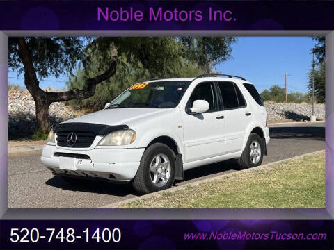 2001 Mercedes-Benz M-Class for sale at Noble Motors in Tucson AZ