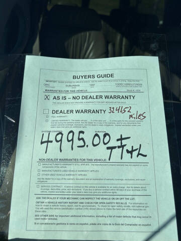 1997 GMC Suburban C1500