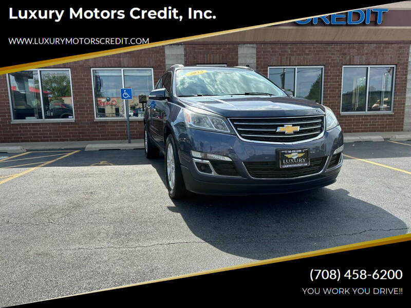 2013 Chevrolet Traverse for sale at Luxury Motors Credit, Inc. in Bridgeview IL