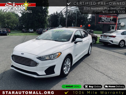 2019 Ford Fusion Hybrid for sale at Star Auto Mall in Bethlehem PA
