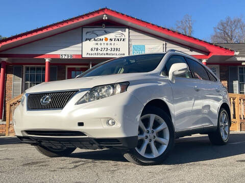 2012 Lexus RX 350 for sale at Peach State Motors Inc in Acworth GA