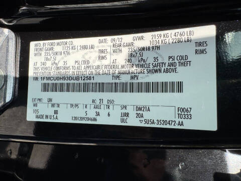 2013 Ford Escape SEL