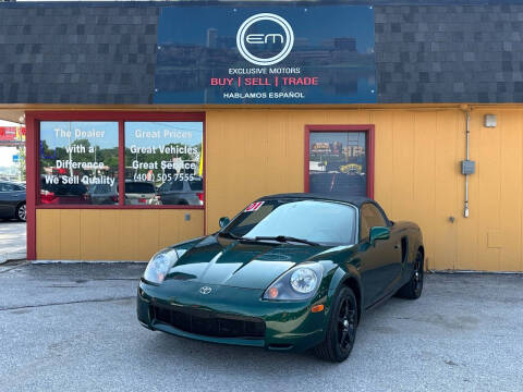 2001 Toyota MR2 Spyder for sale at Exclusive Motors in Omaha NE