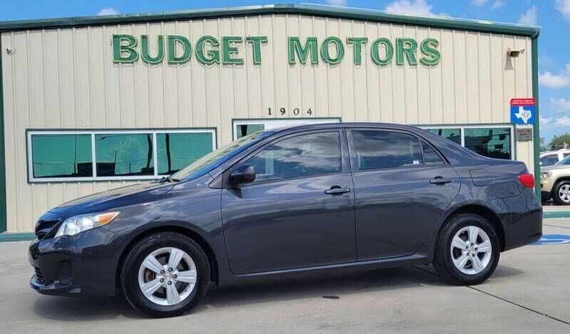 2012 Toyota Corolla for sale at BUDGET MOTORS in Aransas Pass TX