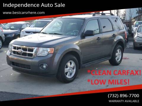2012 Ford Escape for sale at Independence Auto Sale in Bordentown NJ